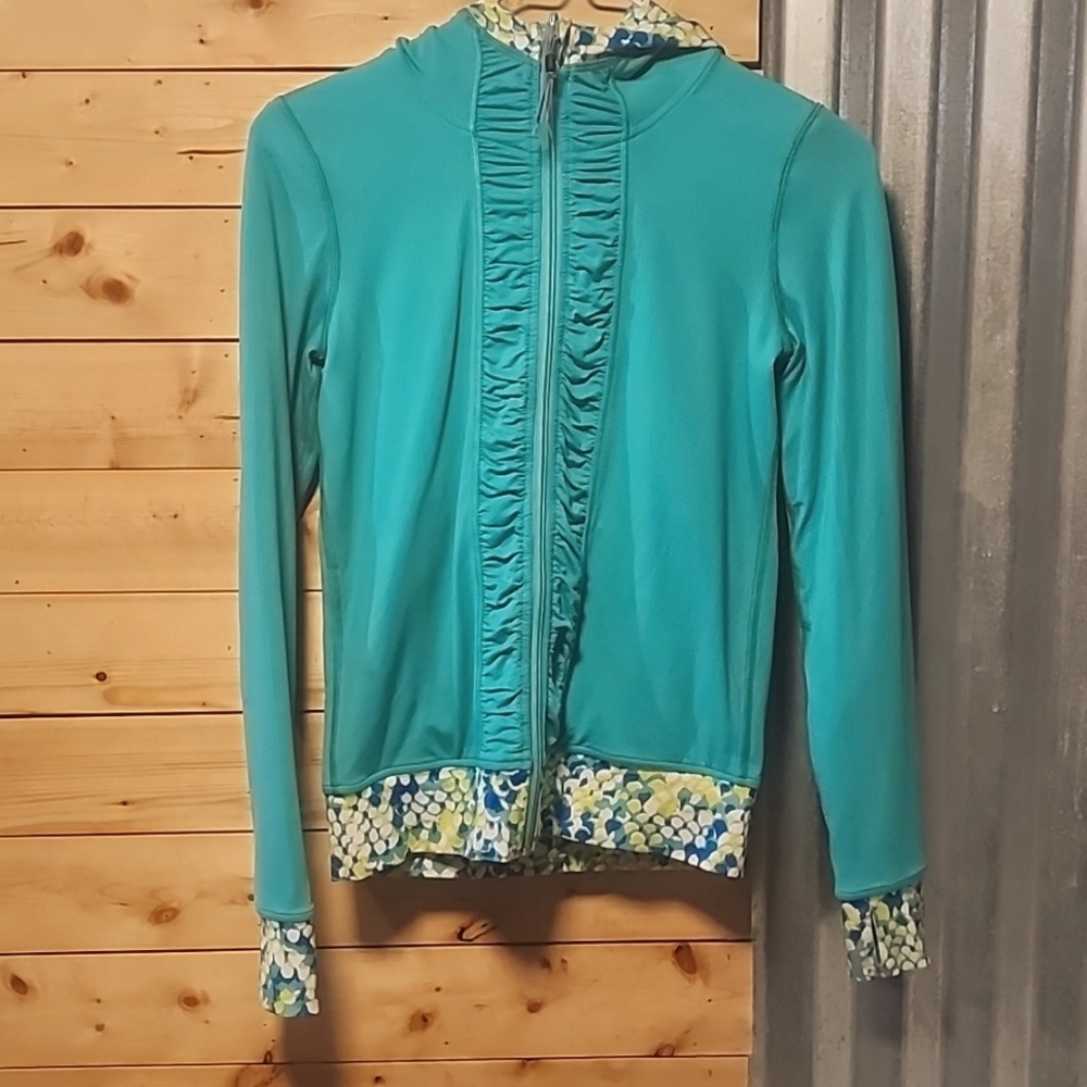 Ivivva Lululemon Girls  Full Zip Jacket 10